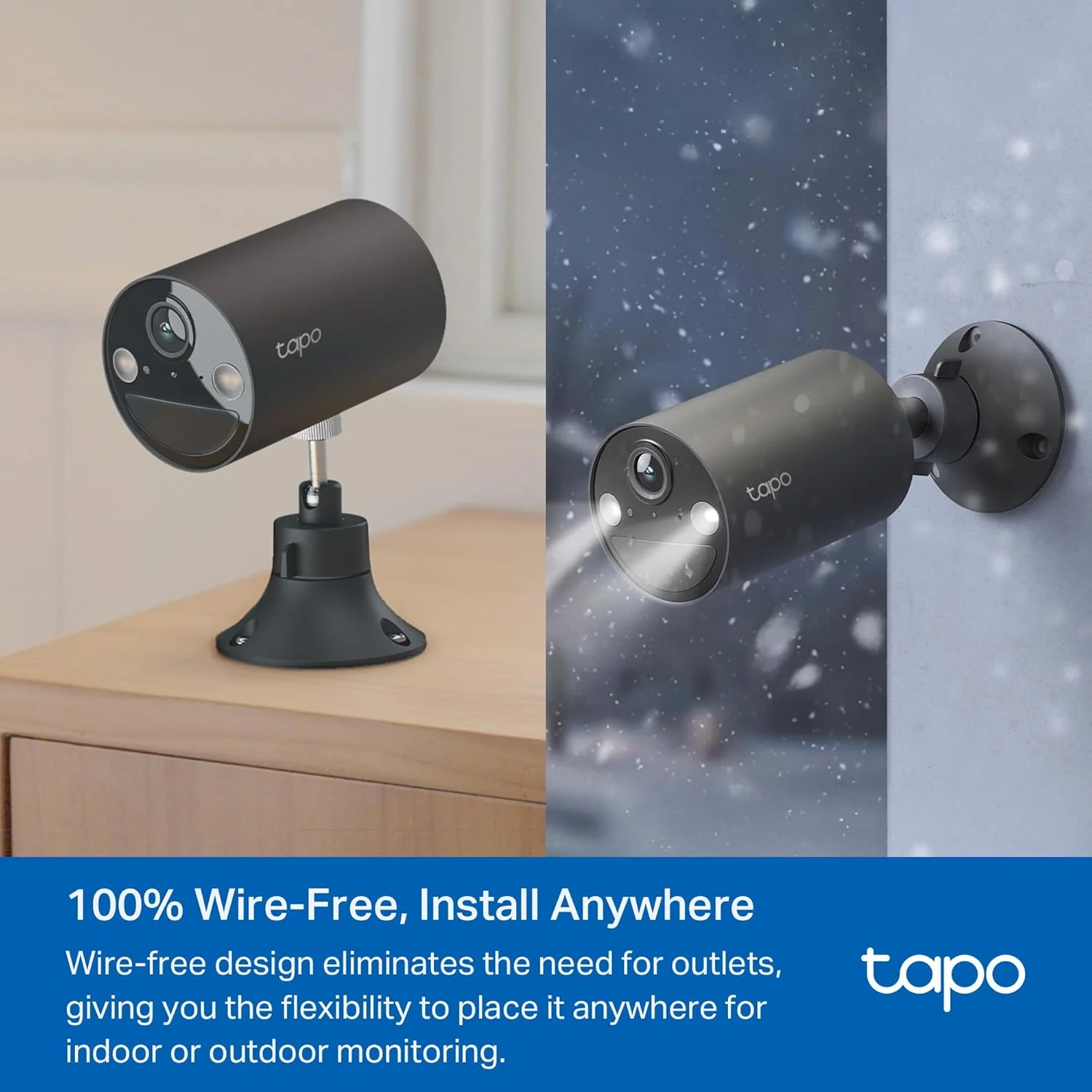 1080P Wireless Outdoor Security Camera Black, Tapo C403 - Image 3