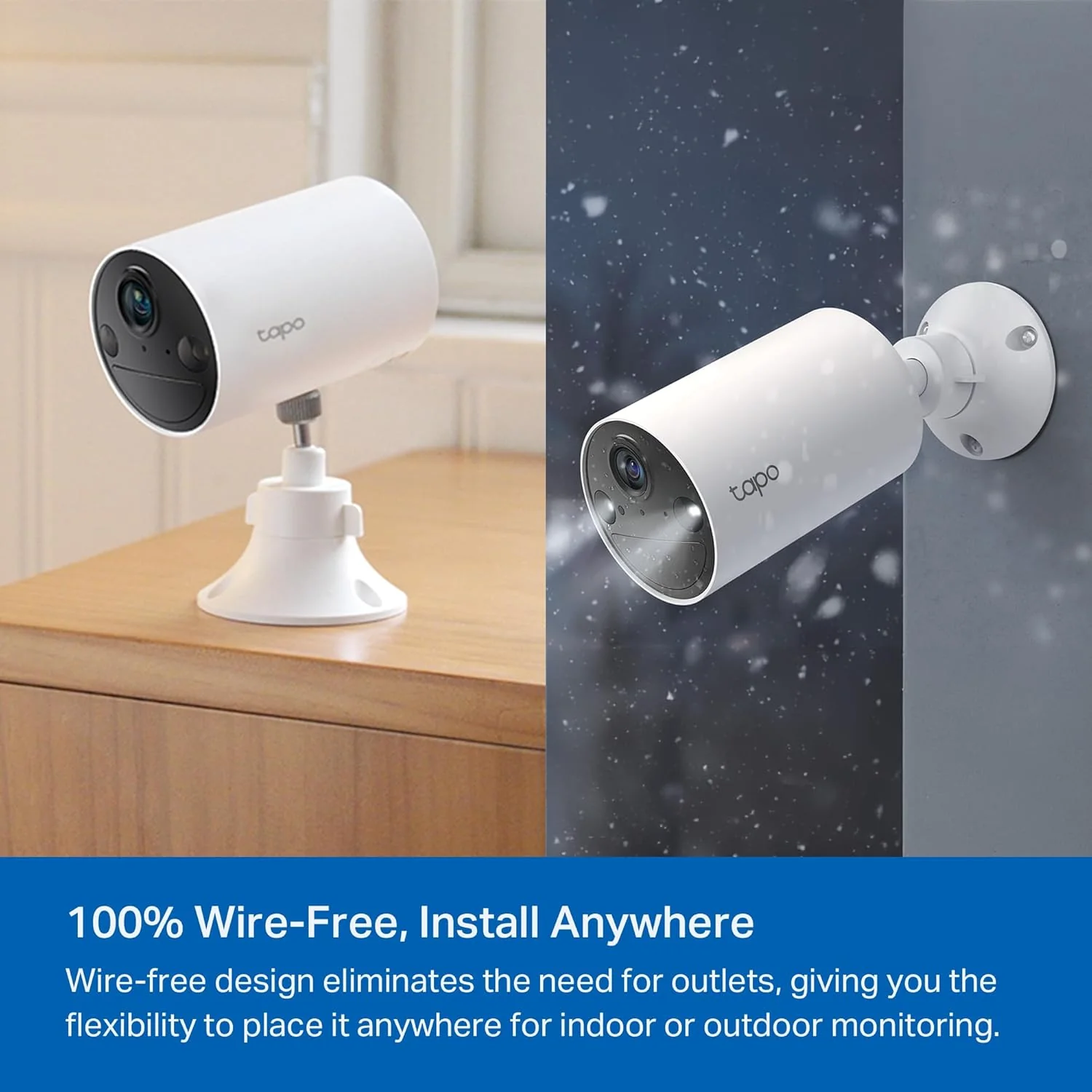 1080P Wireless Outdoor Security Camera White, Tapo C402 - Image 3