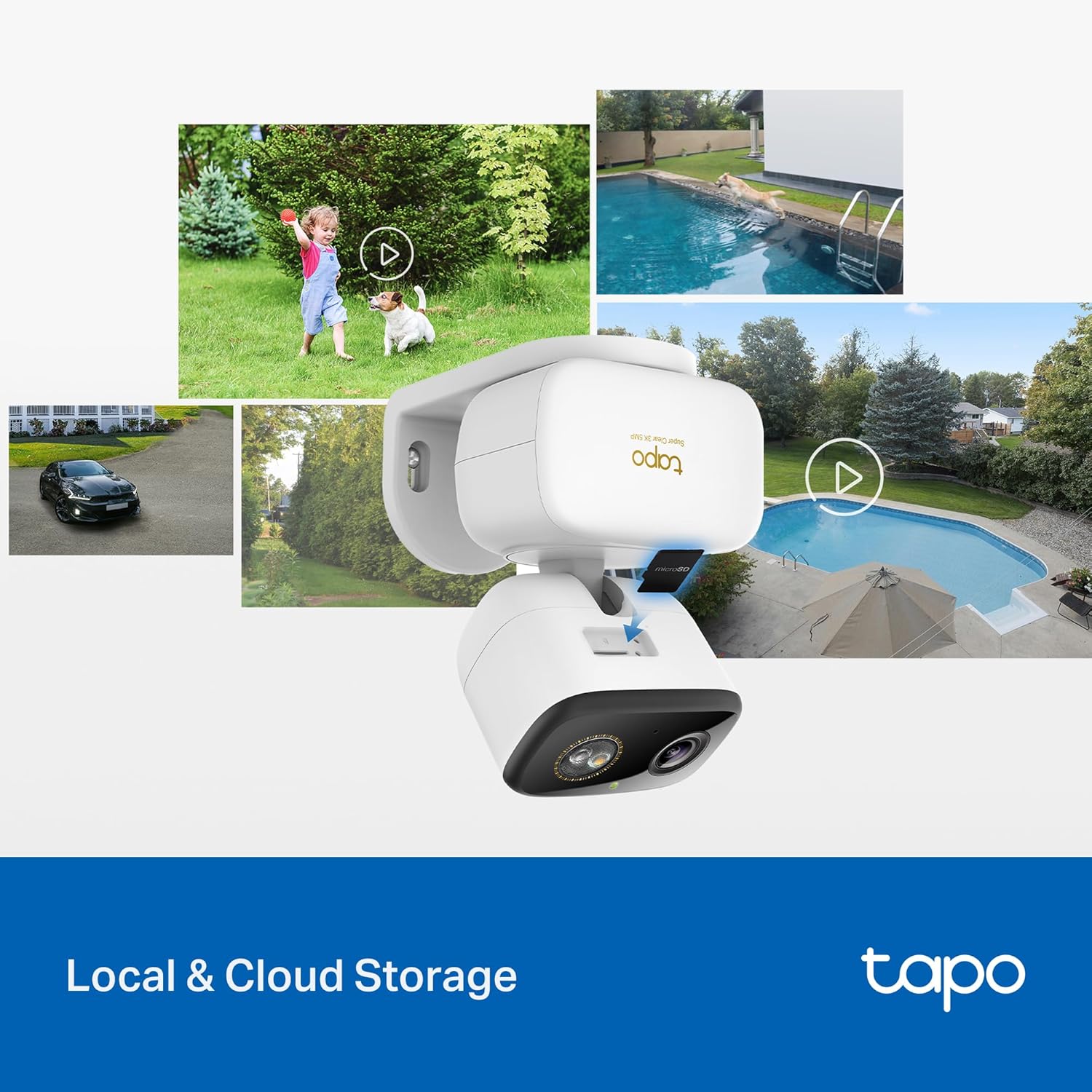 3K Pan/Tilt Indoor/Outdoor Security Camera, Tapo C236 HybridCam 360 - Image 8
