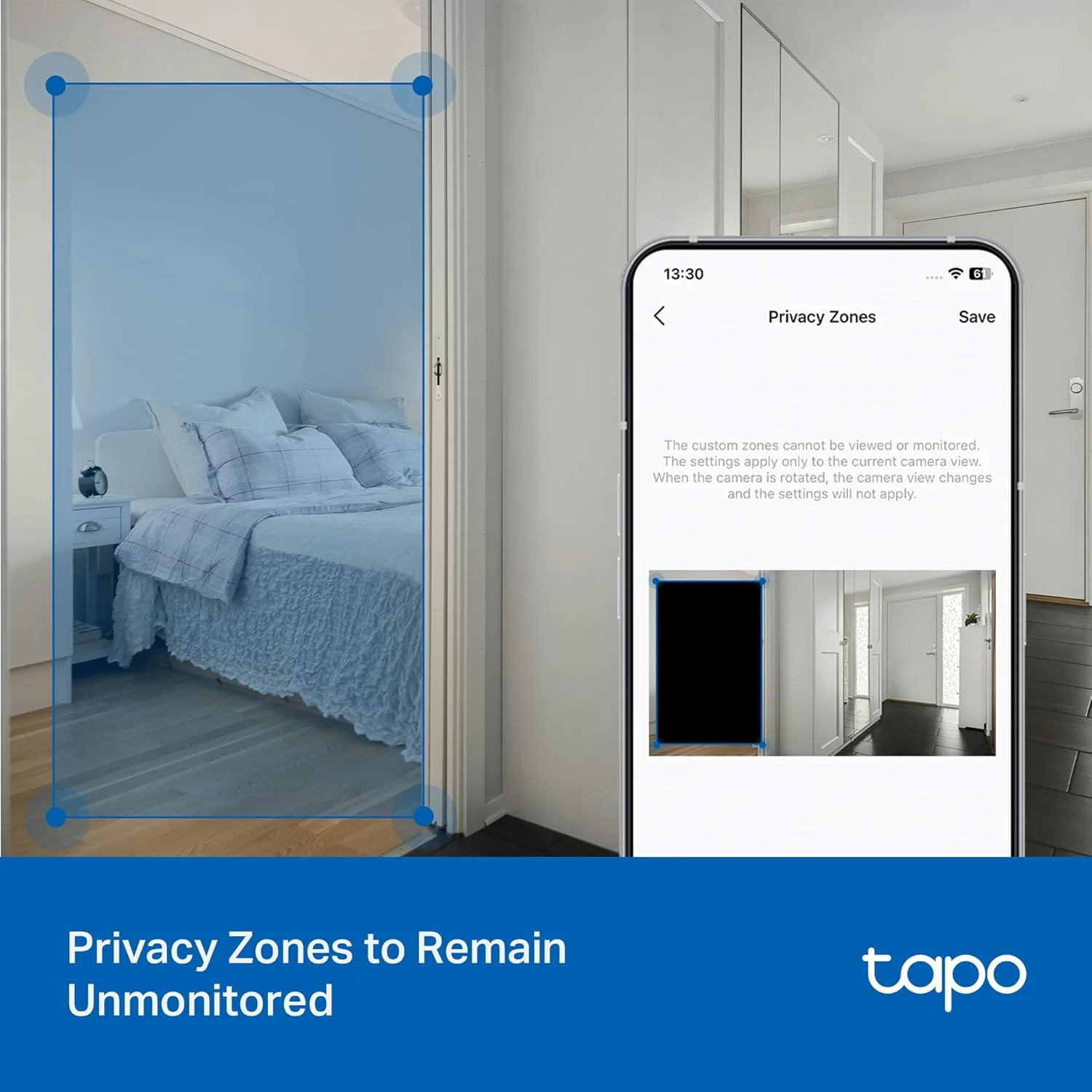 3K Pan/Tilt Indoor/Outdoor Security Camera, Tapo C236 HybridCam 360 - Image 9