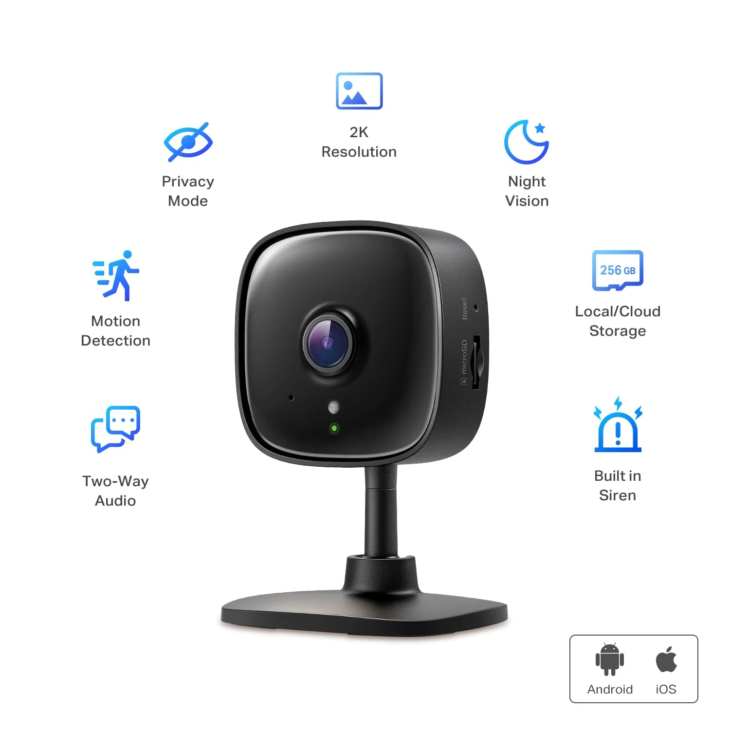 2K Indoor Security Camera Black- Tapo C111 - Image 6