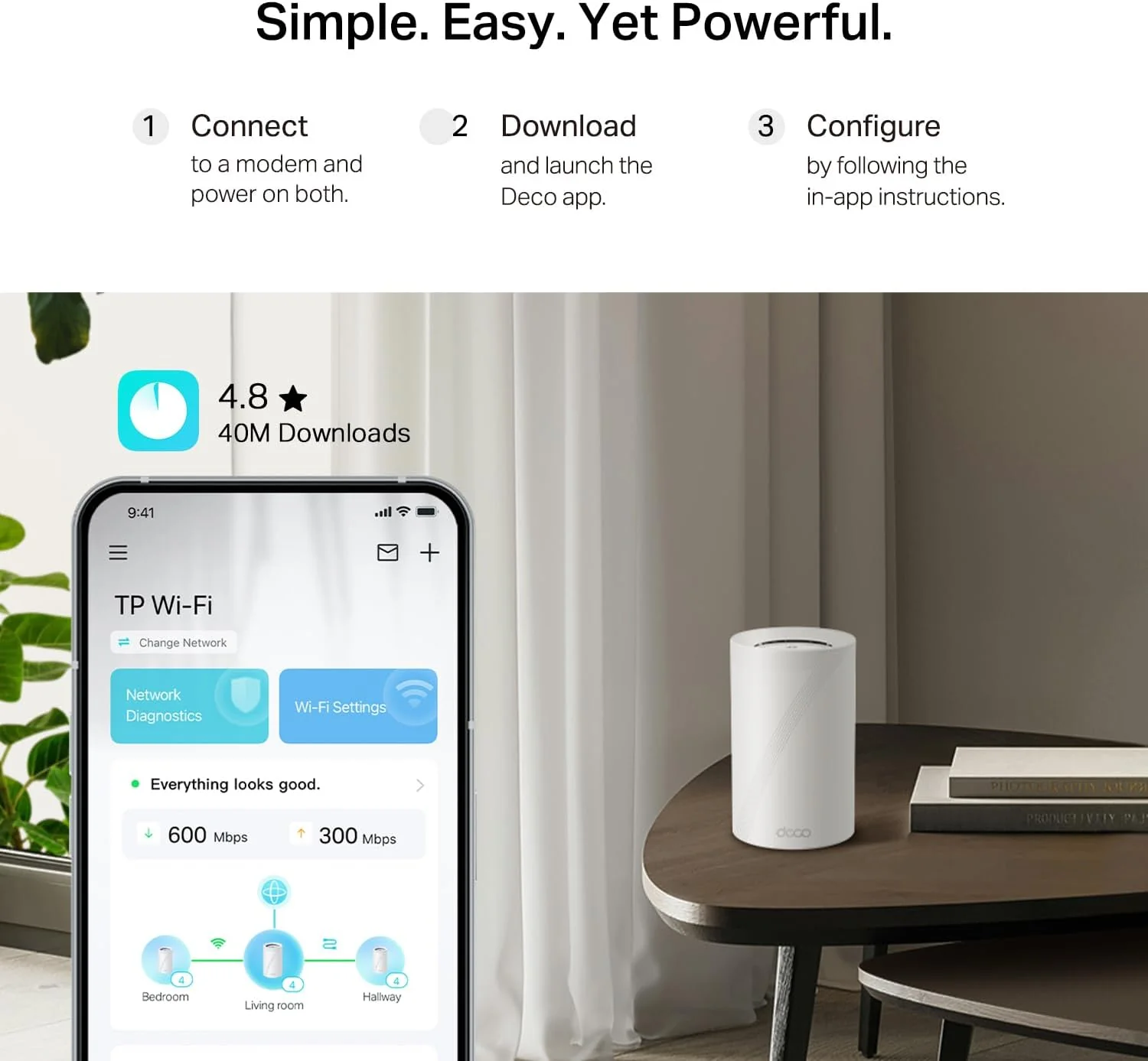 Deco 7 Pro BE14000 Tri-Band Whole Home Mesh WiFi 7 System, Deco BE67 2-Pack - Image 8