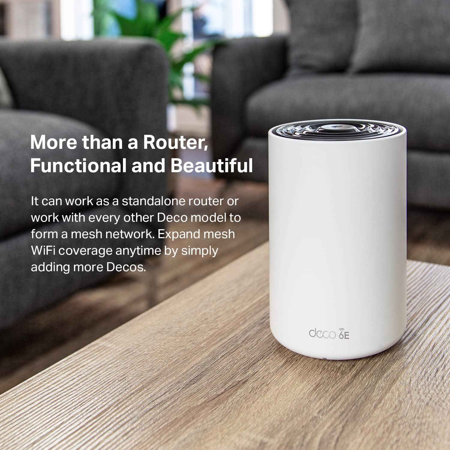 Wi-Fi 6E Tri-Band AXE5400 Mesh Router, Deco XE75 1-Pack - Image 7