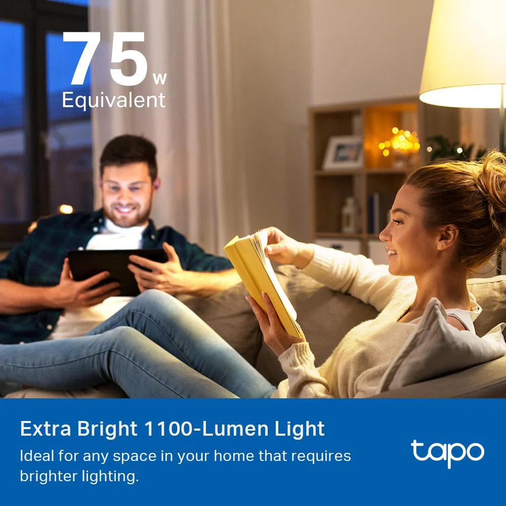Matter-Certified Dimmable RGBW Smart Light Bulb, Tapo L535E - Image 4