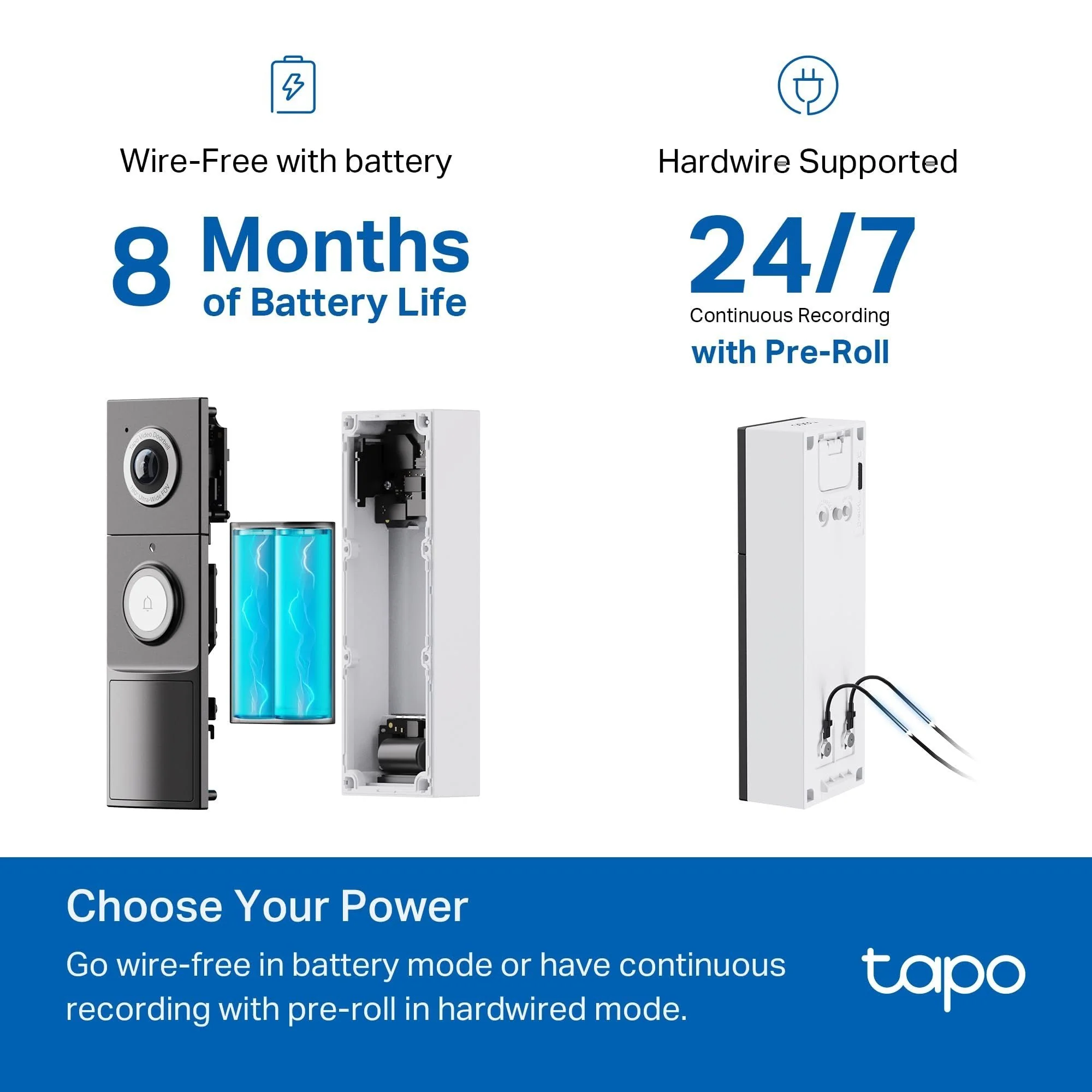 Front Door Security Plus Bundle – 2K Video Doorbell Camera + Fingerprint Door Lock - Image 7