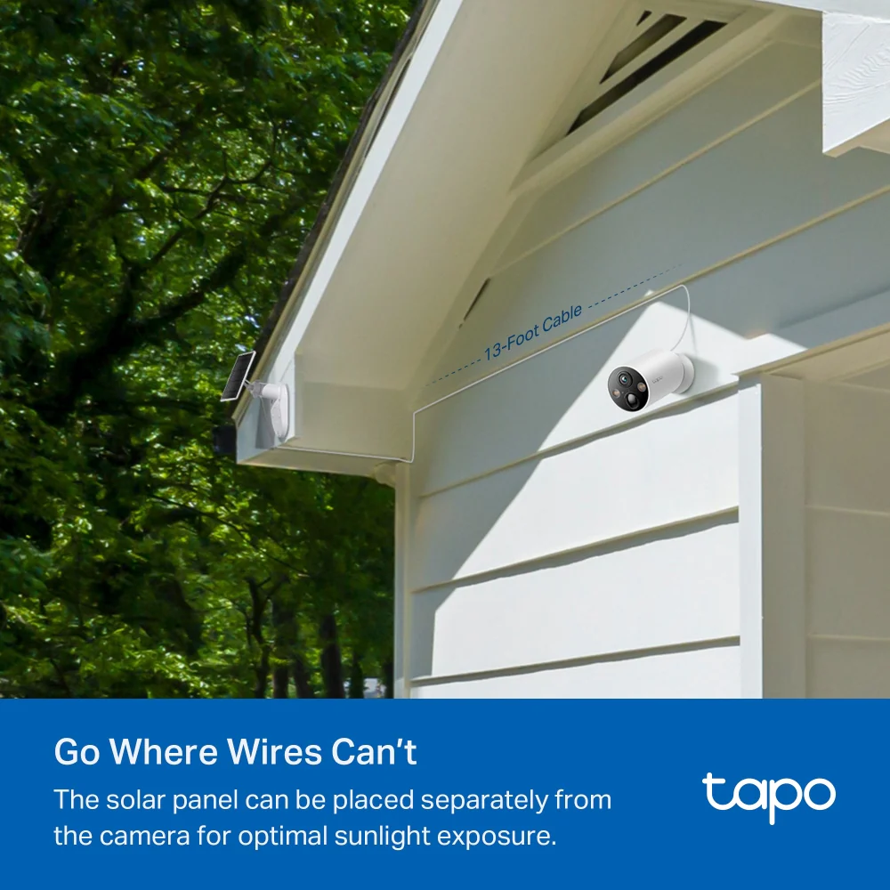 MagCam 2K Solar QHD Outdoor Security Camera, Tapo C425 Kit V2 2-Pack - Image 3