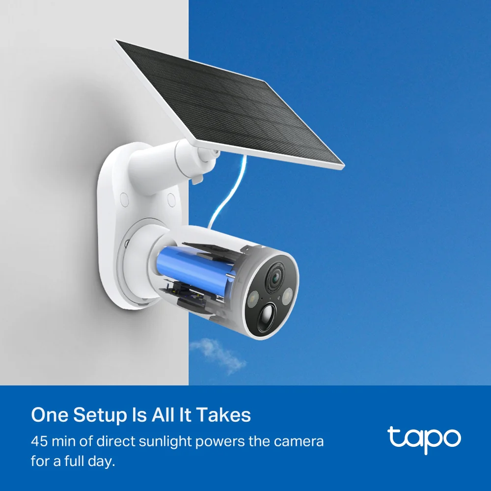 MagCam 2K Solar QHD Outdoor Security Camera, Tapo C425 Kit V2 2-Pack - Image 4
