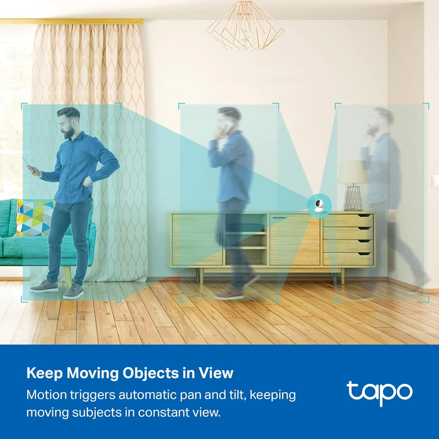 Pan/Tilt 3K 5MP Indoor Security Camera, Tapo C230 - Image 4