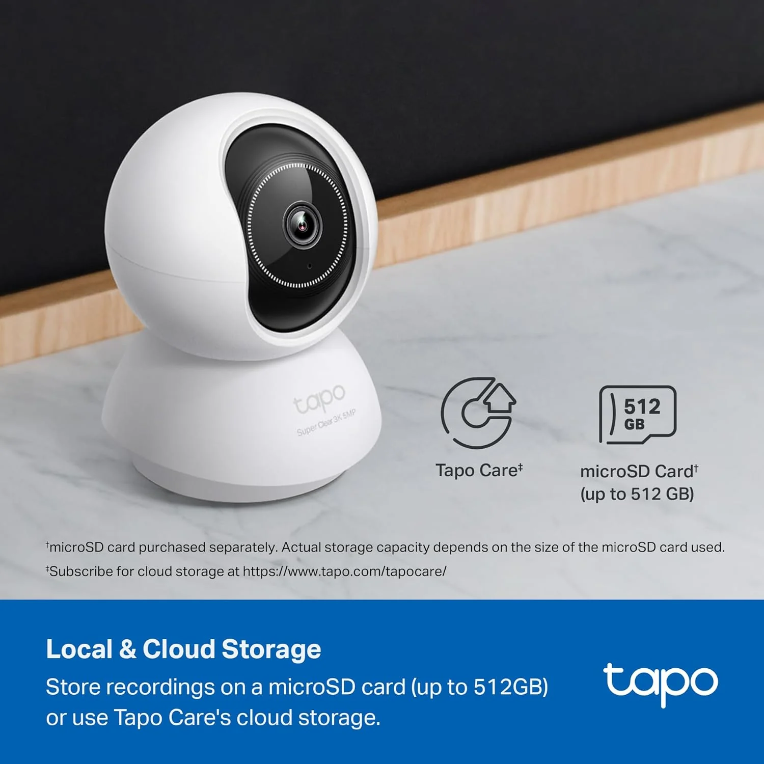 Pan/Tilt 3K 5MP Indoor Security Camera, Tapo C230 - Image 7