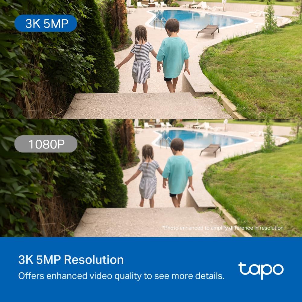 Pan/Tilt 3K 5MP 360 Outdoor Security Camera, Tapo C530WS - Image 7
