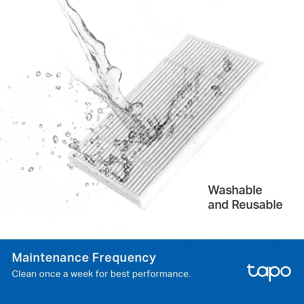 Robot Vacuum 2-in-1 Dustbin & Water Tank, Tapo RVA500 - Image 4