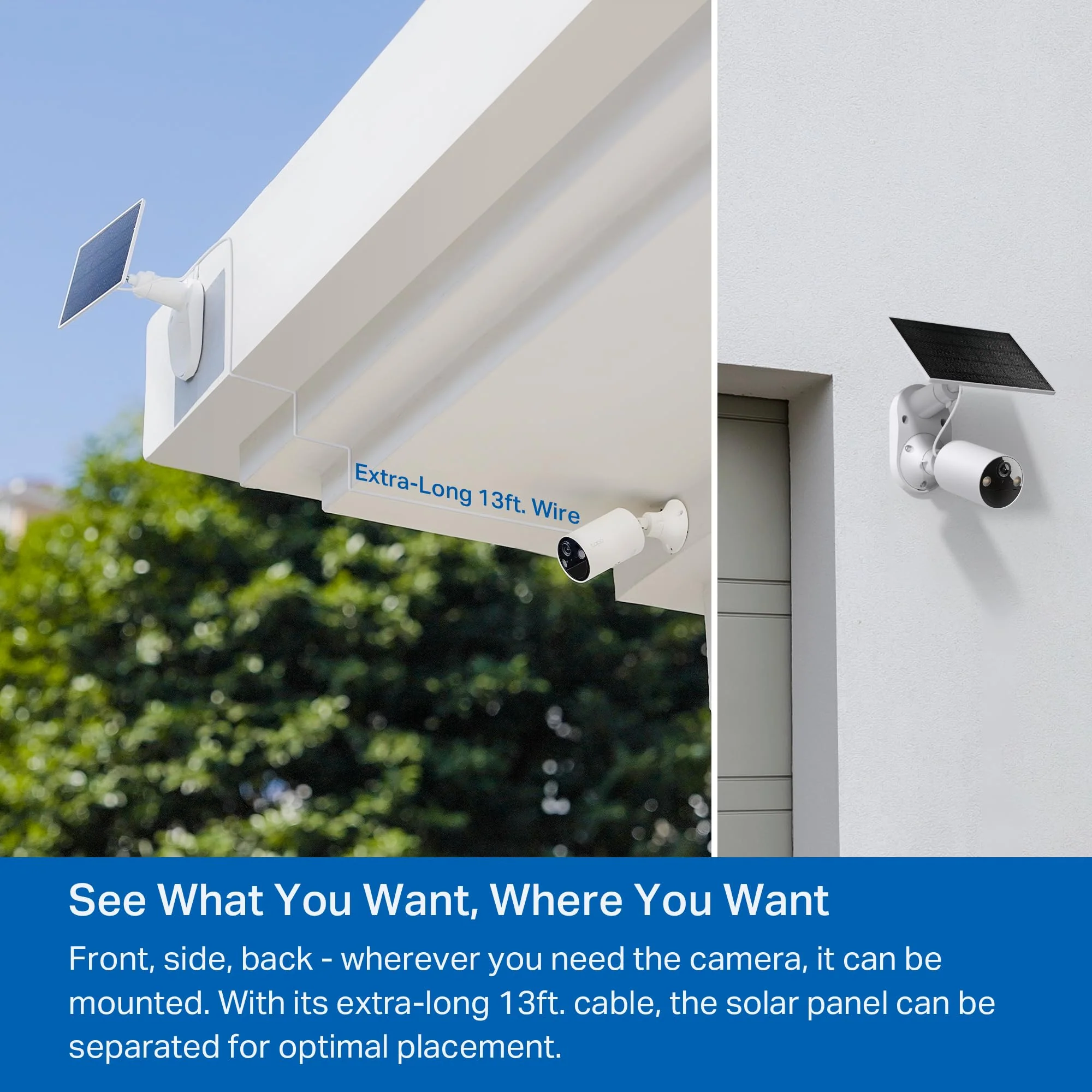 SolarCam 1080P Wireless Outdoor Security Camera with Solar Panel, Tapo C402 Kit 3-Pack - Image 4