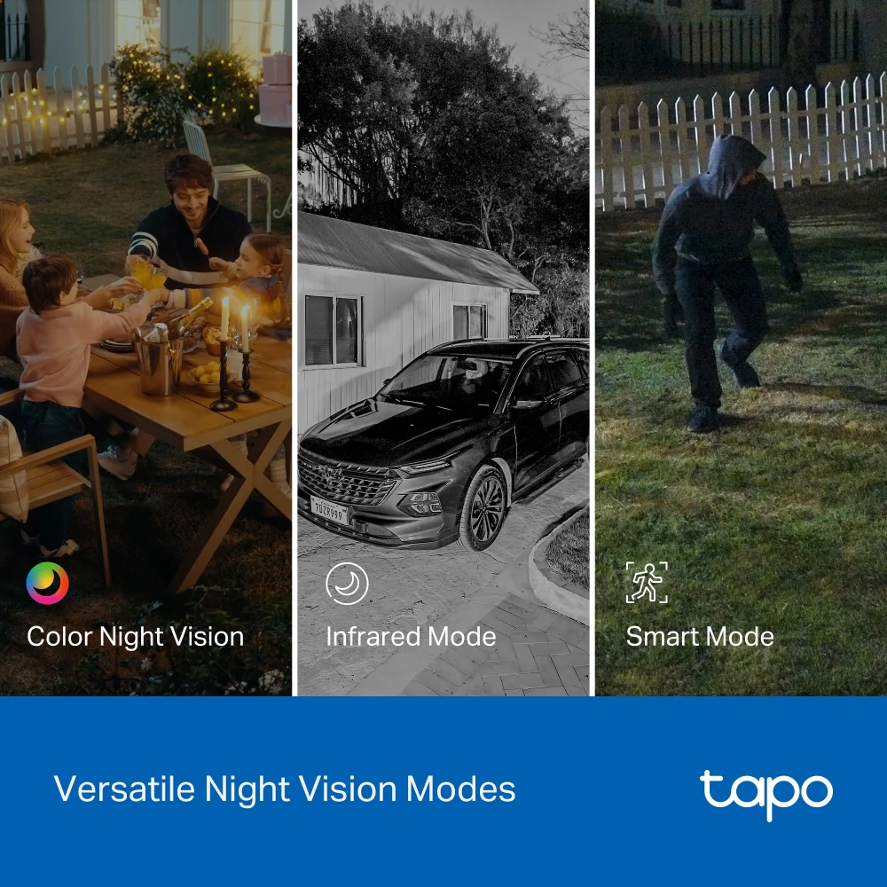 1080P Pan/Tilt Indoor/Outdoor Security Camera, Tapo C206 HybridCam 360 - Image 8