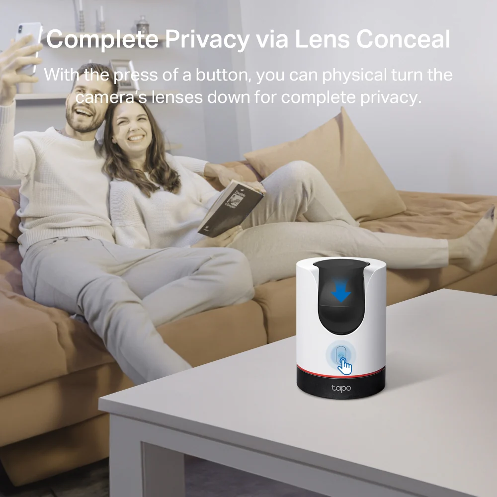 Pan/Tilt 2K Indoor Security Camera for Home, Pet, or Baby Monitor | Tapo C225 - Image 3