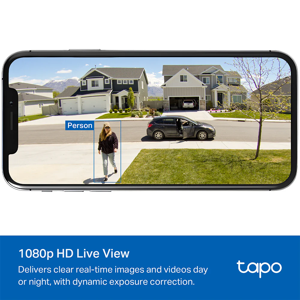 1080P Wireless Outdoor Security Camera White, Tapo C402 - Image 5