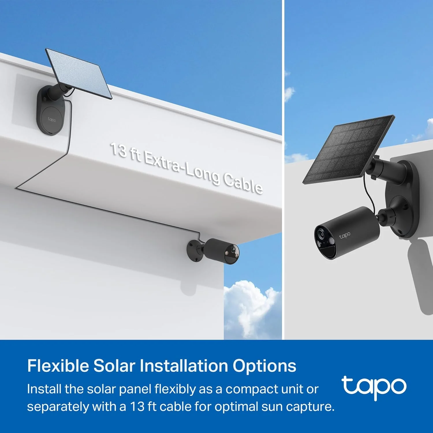 SolarCam 1080P Outdoor Security Camera with Solar Panel, Tapo C403 Kit (Black) - Image 4