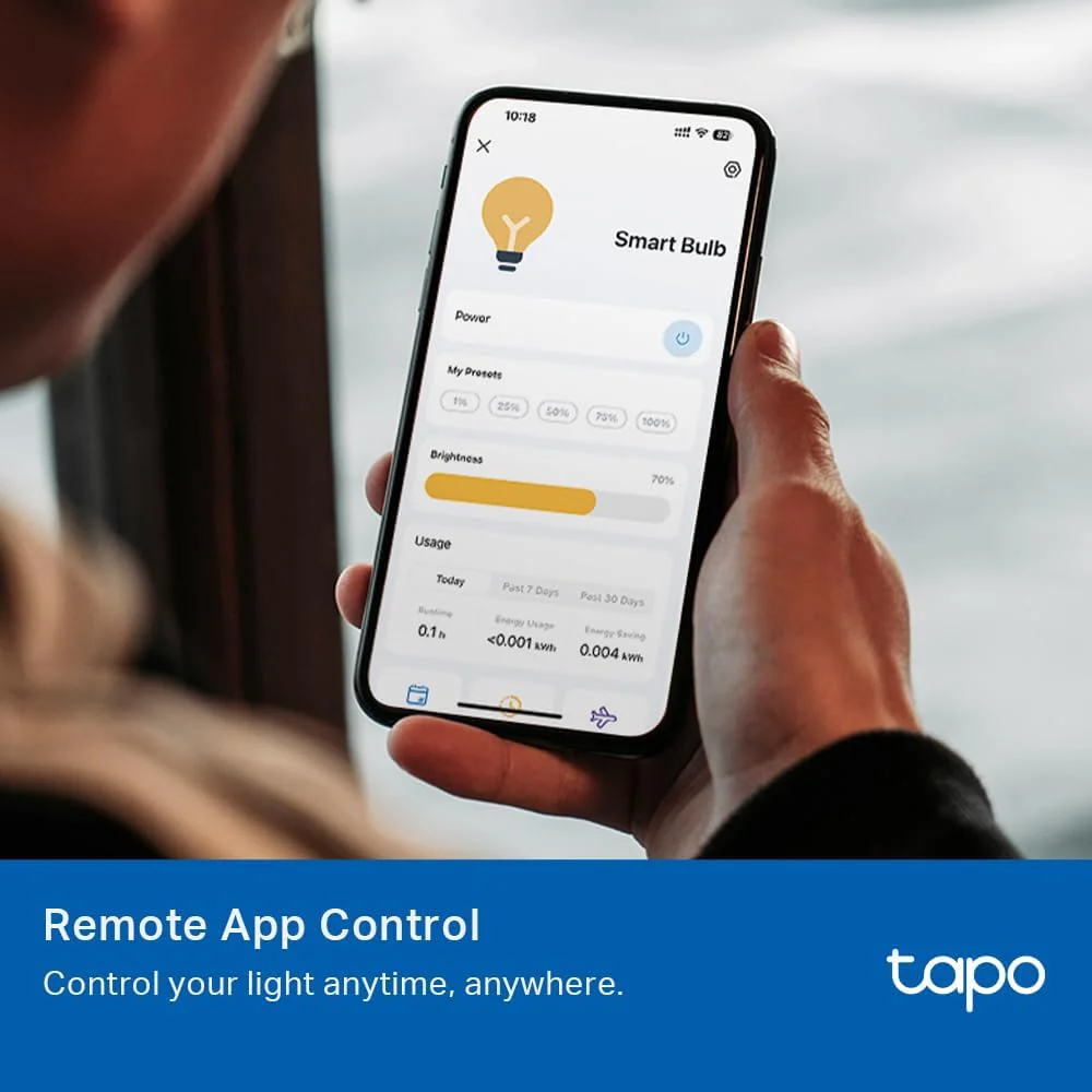 Smart Dimmable Light Bulb, 4000K, Tapo L520E(4-Pack) - Image 6