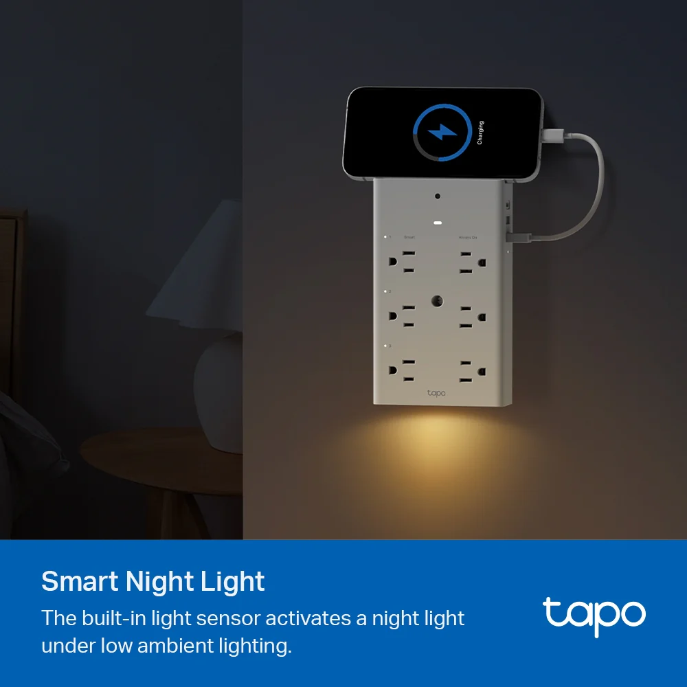 Smart Plug WiFi Outlet Extender, Surge Protect, Tapo P306 - Image 5