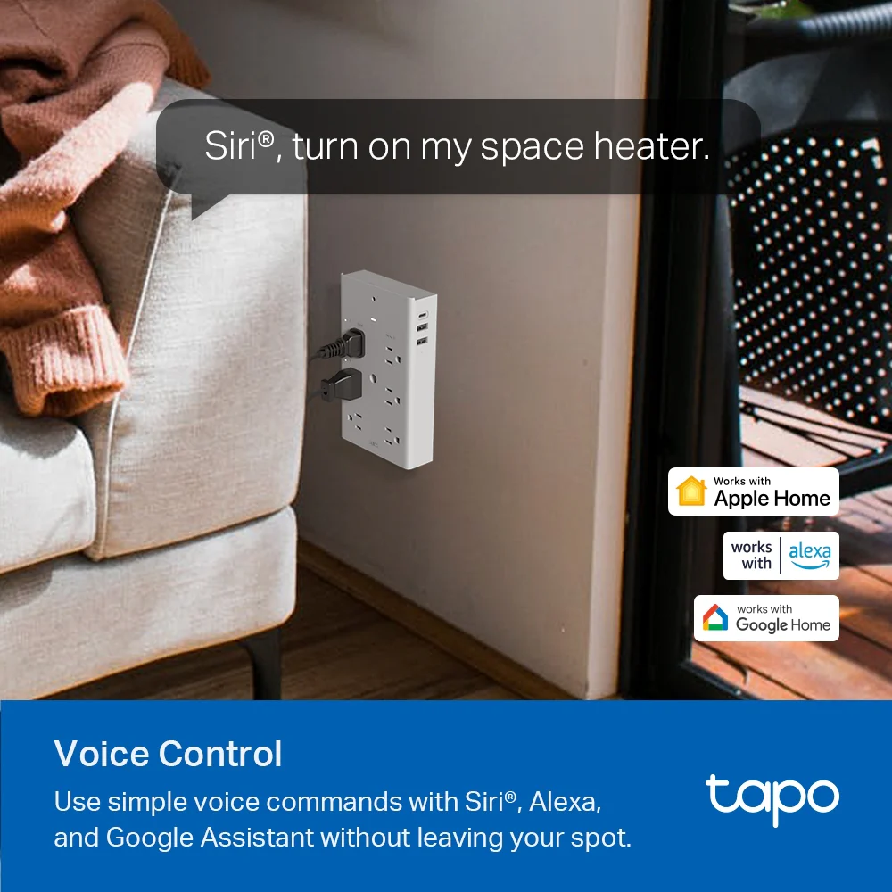 Smart Plug WiFi Outlet Extender, Surge Protect, Tapo P306 - Image 8