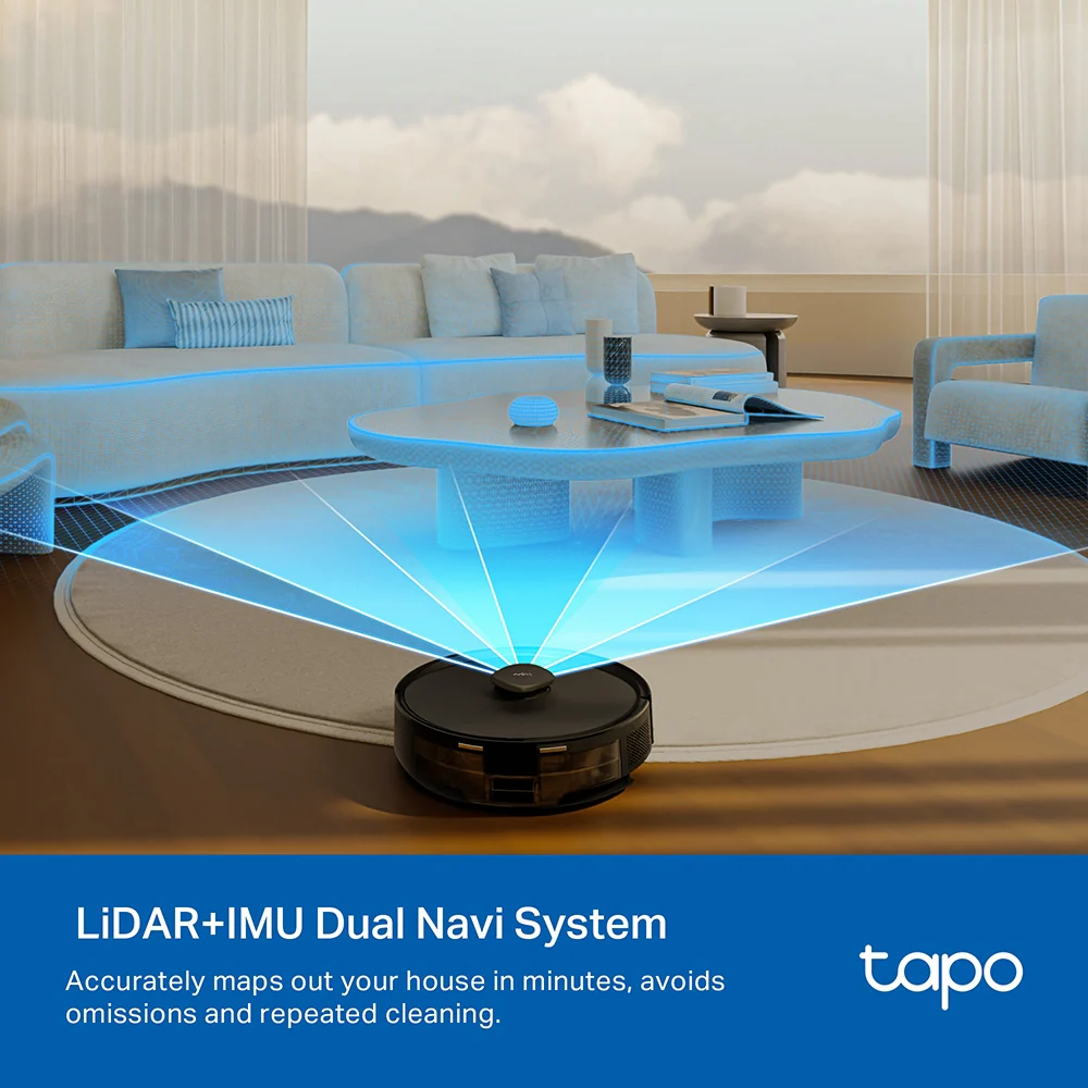 LiDAR Robot Vacuum & Mop with Auto-Empty Dock, Tapo RV30 MAX Plus - Image 5
