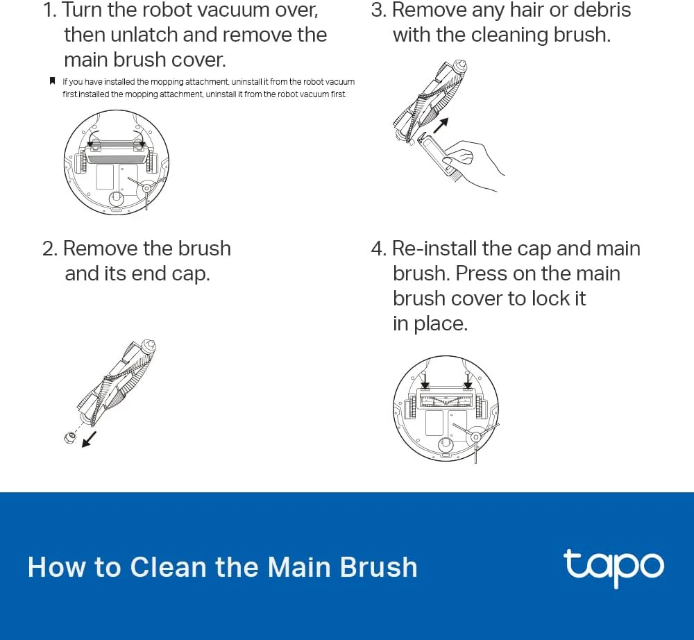 Robot Vacuum Replacement Accessory Kit, Tapo RVA105 - Image 8