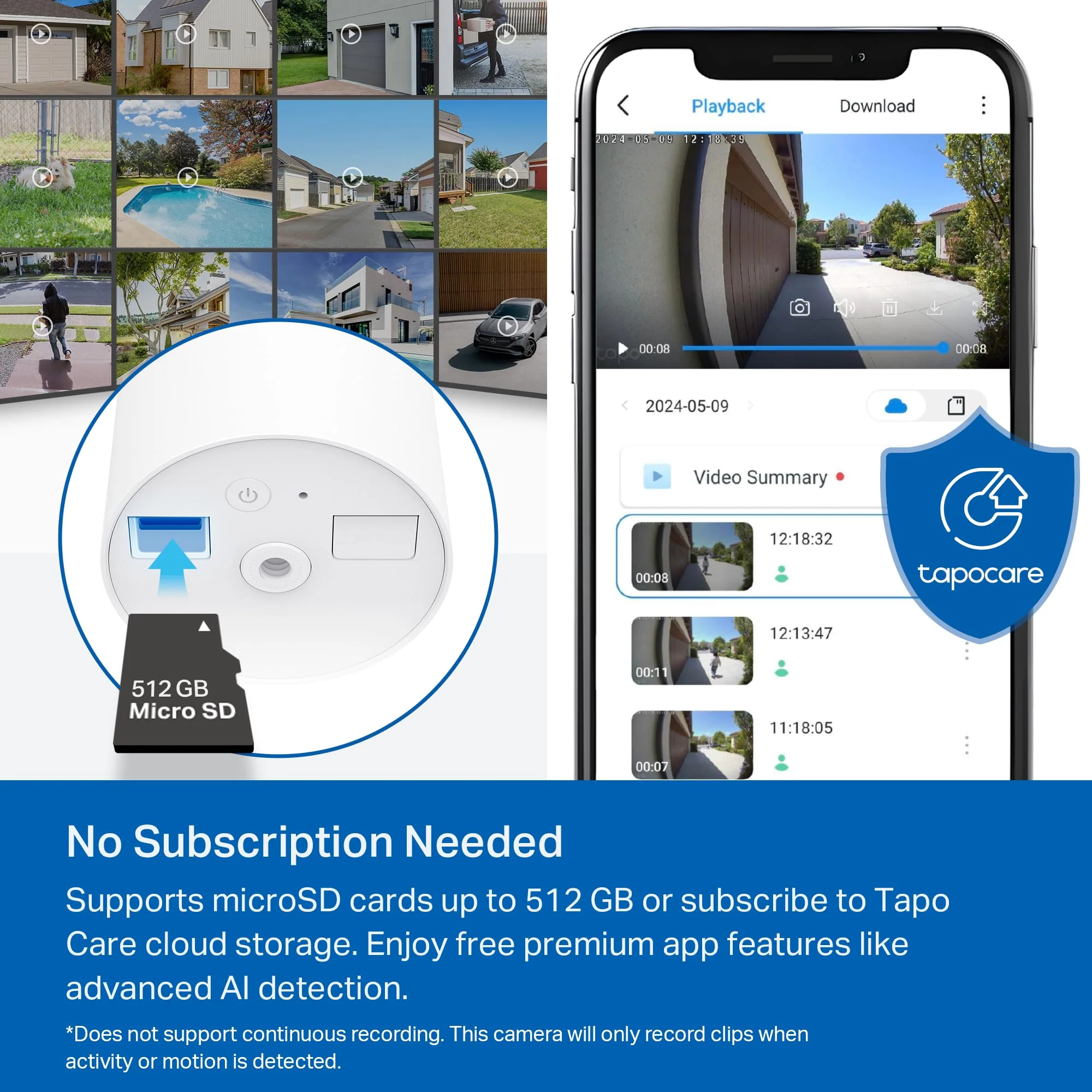 SolarCam 1080P Wireless Outdoor Security Camera with Solar Panel, Tapo C402 Kit - Image 6