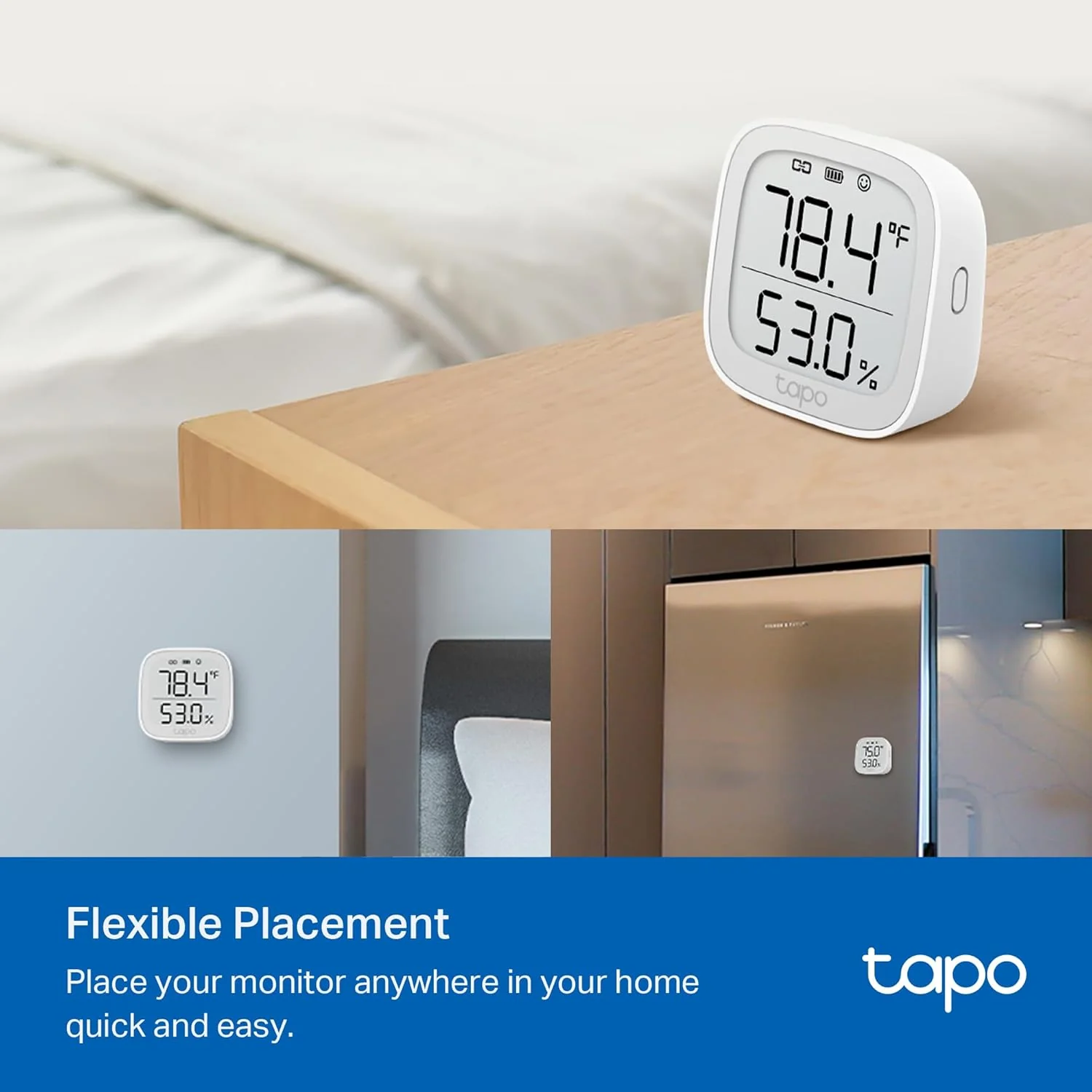 Smart Temperature & Humidity Monitor, Hub Required, Tapo T315 - Image 10