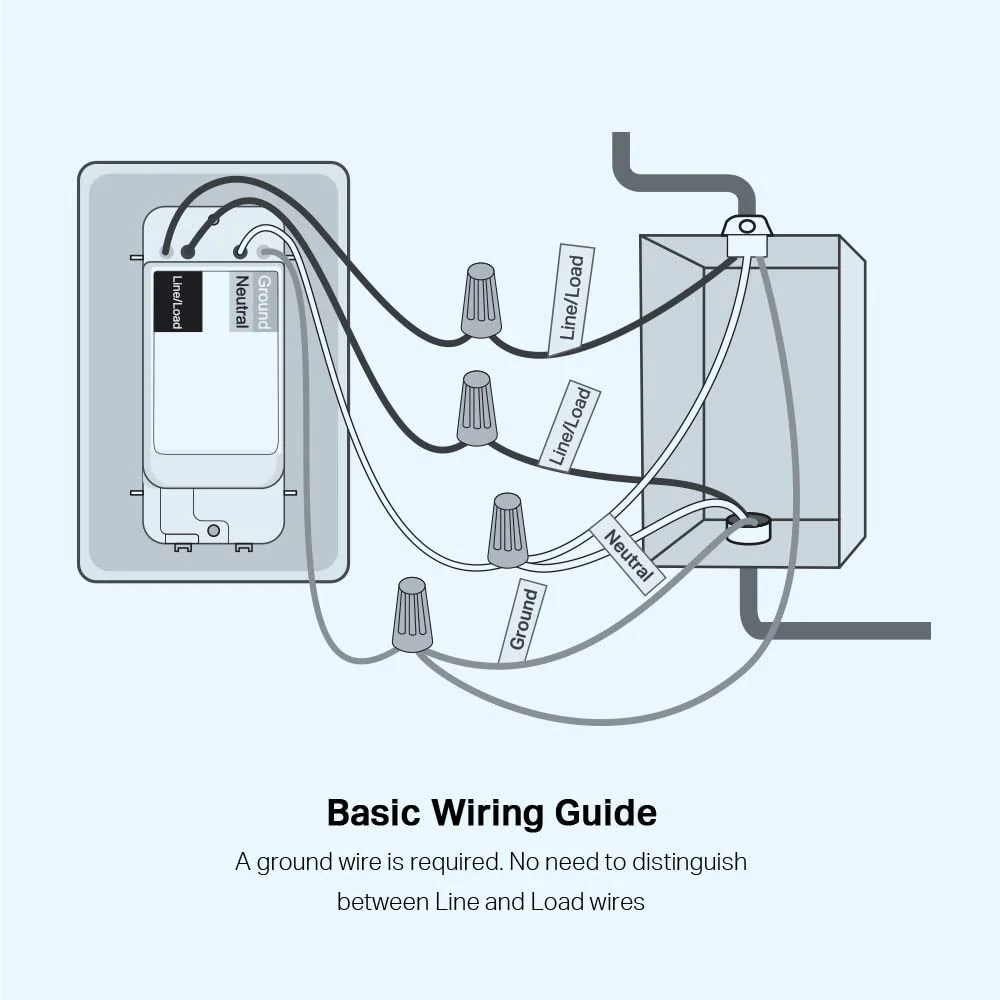 Single Pole Smart Light Switch White, Tapo S500 - Image 6